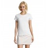 Sol's - Tee-shirt femme col rond ajusté IMPERIAL FIT WOMEN - Blanc