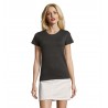 Sol's - Tee-shirt femme col rond ajusté IMPERIAL FIT WOMEN - Anthracite Chiné