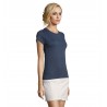 Sol's - Tee-shirt femme col rond ajusté IMPERIAL FIT WOMEN - Denim Chiné