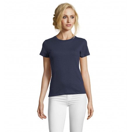 Sol's - Tee-shirt femme col rond ajusté IMPERIAL FIT WOMEN - French Marine