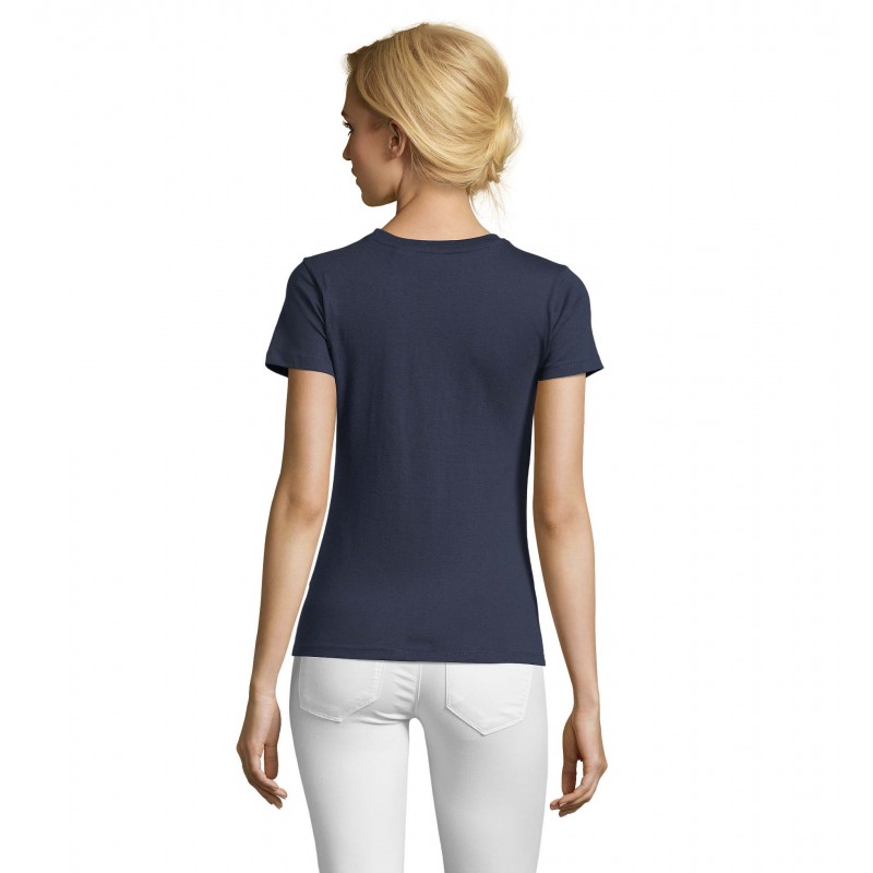 Sol's - Tee-shirt femme col rond ajusté IMPERIAL FIT WOMEN - French Marine