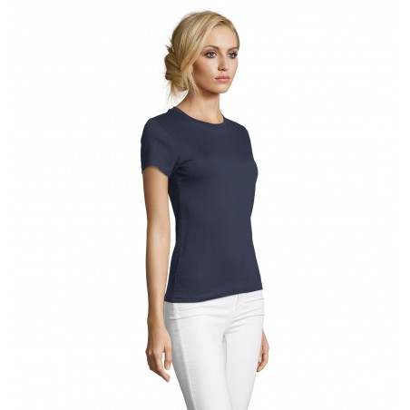 Sol's - Tee-shirt femme col rond ajusté IMPERIAL FIT WOMEN - French Marine
