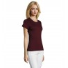 Sol's - Tee-shirt femme col rond ajusté IMPERIAL FIT WOMEN - Oxblood