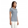 Sol's - Polo chiné femme PANAME WOMEN - Jean Chiné Clair