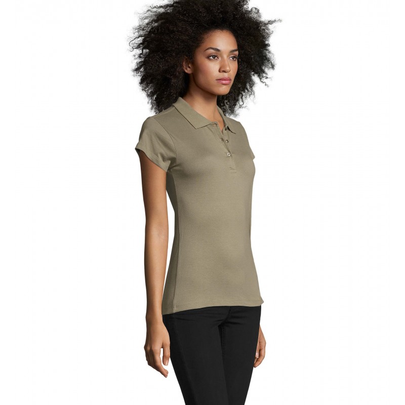 Sol's - Polo femme PRESCOTT WOMEN - Kaki