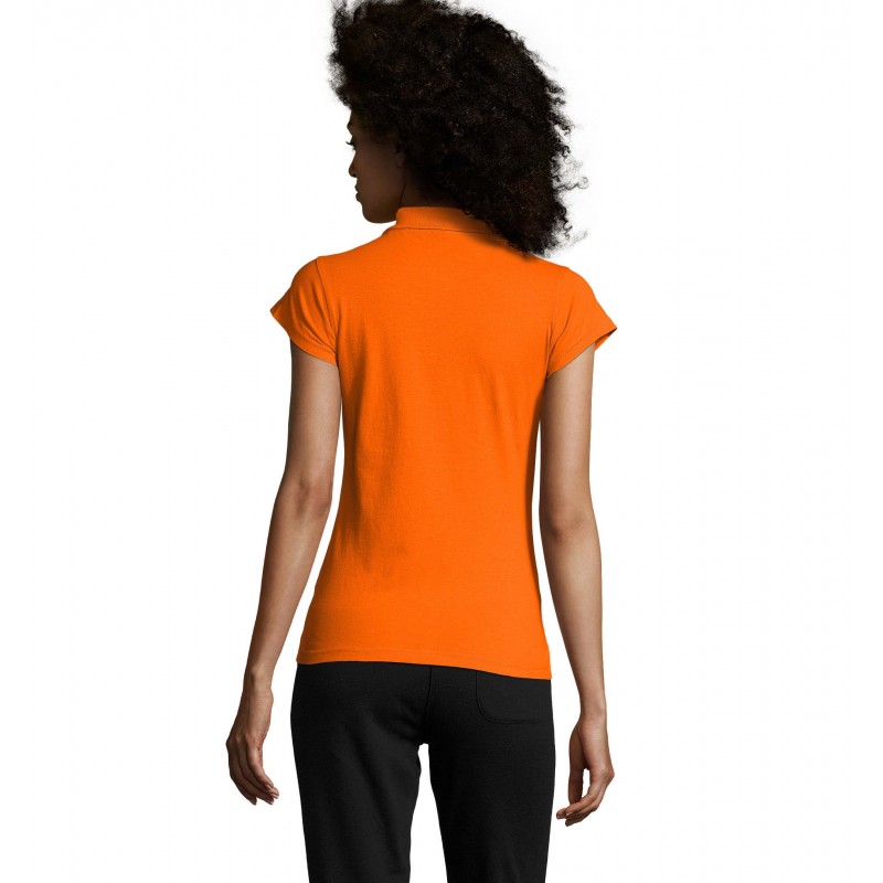 Sol's - Polo femme PRESCOTT WOMEN - Orange