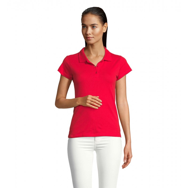 Sol's - Polo femme PRESCOTT WOMEN - Rouge