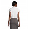 Sol's - Chemise femme stretch manches courtes EXCESS - Blanc