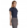 Sol's - Chemise femme stretch manches courtes EXCESS - Bleu Foncé