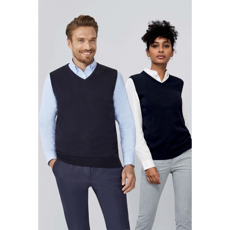 Sol's - Pull sans manche col v unisexe GENTLEMEN
