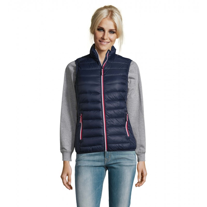 Sol's - Doudoune light sans manches femme VICTOIRE BW WOMEN - French Marine