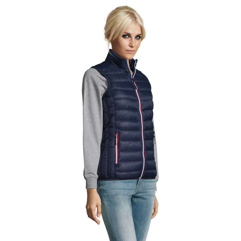 Sol's - Doudoune light sans manches femme VICTOIRE BW WOMEN - French Marine