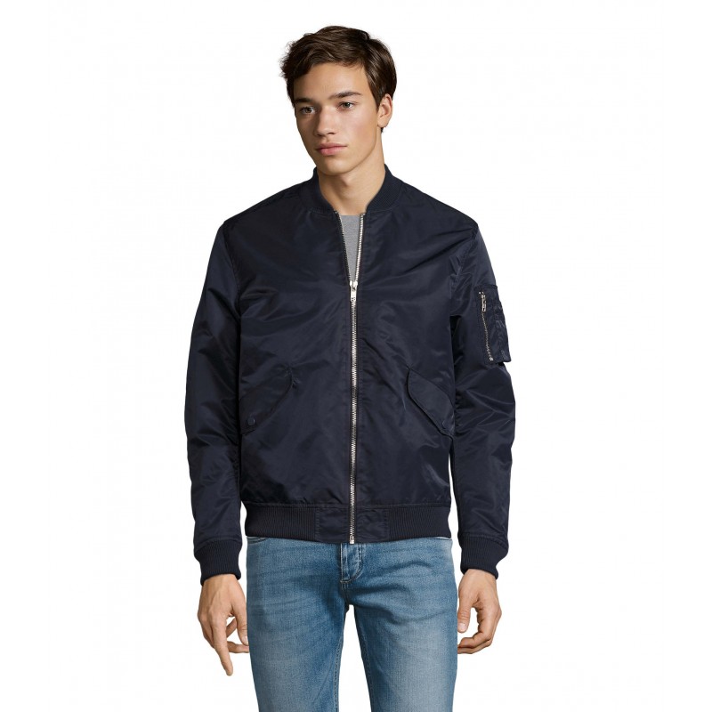 Sol's - Bombers unisexe fashion REBEL - French Marine