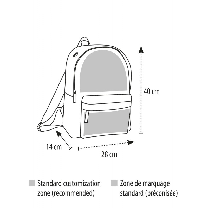 Sol's - Sac à dos en polyester 600d RIDER