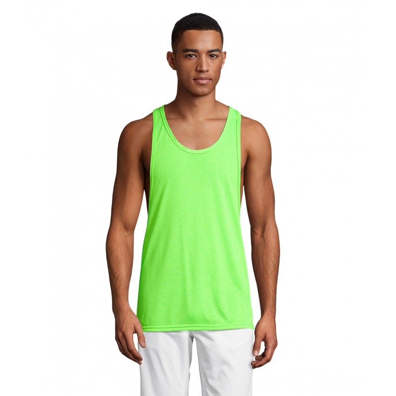Sol's - Débardeur unisexe JAMAICA - Vert Fluo