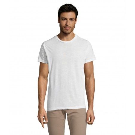 Sol's - Tee-shirt unisexe col rond pour la sublimation SUBLIMA - Blanc