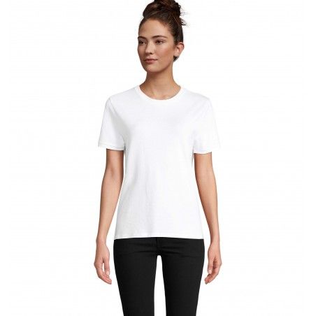 Neoblu - Tee-shirt en coton piqué unisexe LORIS - Blanc Optique