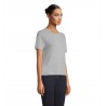 Neoblu - Tee-shirt en coton piqué unisexe LORIS - Gris Chiné