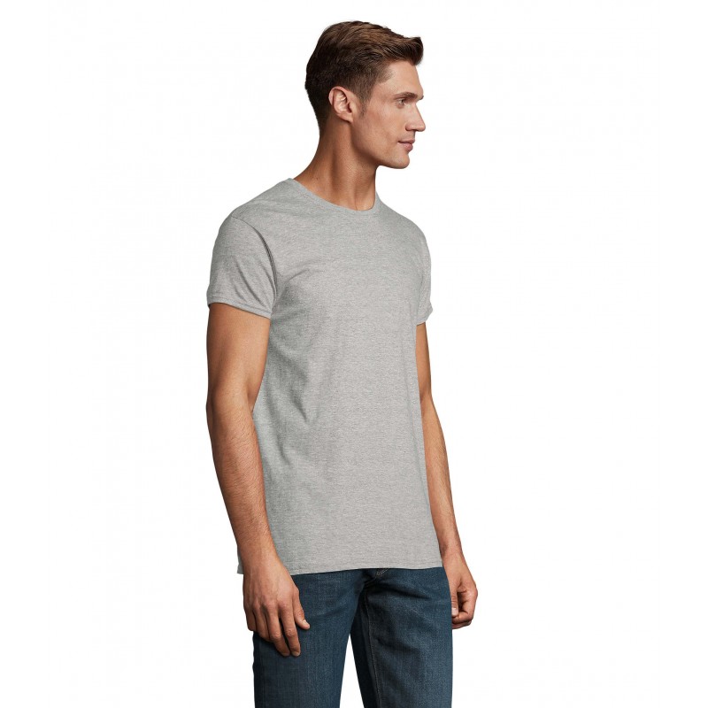 Sol's - Tee-shirt unisexe col rond ajusté EPIC - Gris Chiné