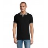 Sol's - Polo unisexe PRINCE - Noir / Gris