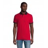 Sol's - Polo unisexe PRINCE - Rouge / French Marine
