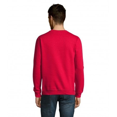 Sol's - Sweat-shirt unisexe col rond NEW SUPREME - Rouge