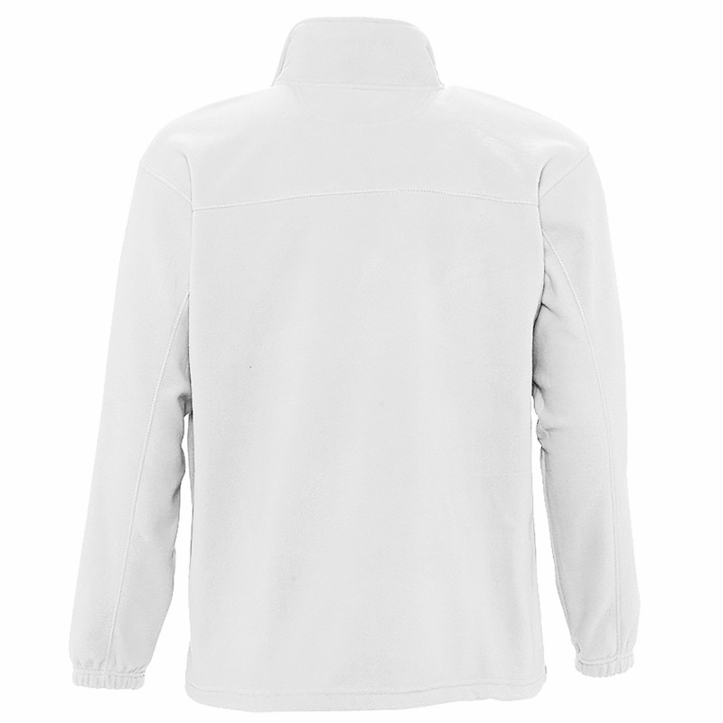 Sol's - Veste micropolaire zippée homme NORTH - Blanc