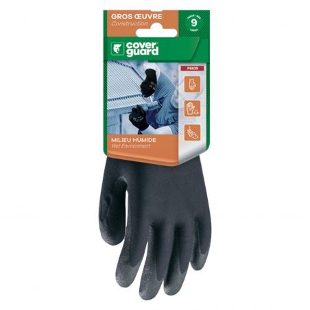 Coverguard - Gants EUROLITE 6640 noir (Conditionnement)