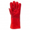Coverguard - Dénomination couleur Gants croûte vachette rouge doublé molleton CAR (EUROWELD 2631)