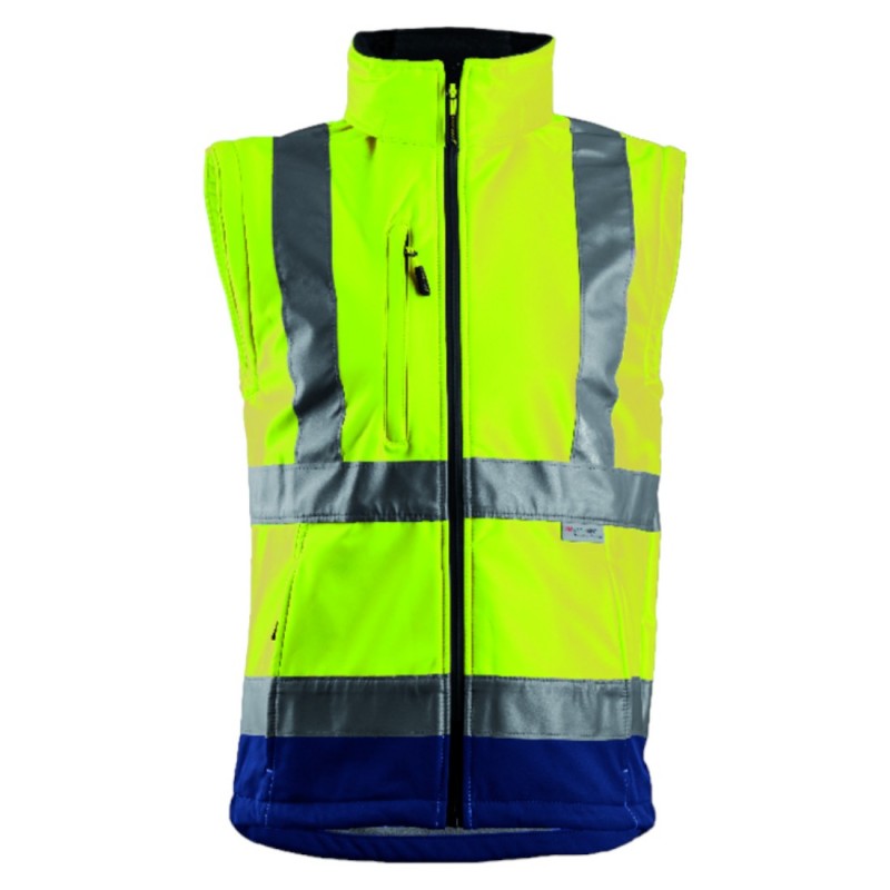 Coverguard - Veste softshell 2/1 - Jaune HV/Marine (STATION)