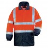 Coverguard - Parka de pluie Orange HV/Marine HARBOR (Conditionnement)