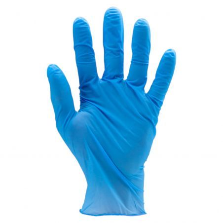 Coverguard - Gants EURO-ONE 5920 Nitrile bleu non poudré AQL1.5 (100 gants)