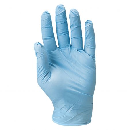 Coverguard - Gants EURO-ONE 5910 Nitrile bleu poudré AQL1.5 (100 gts)