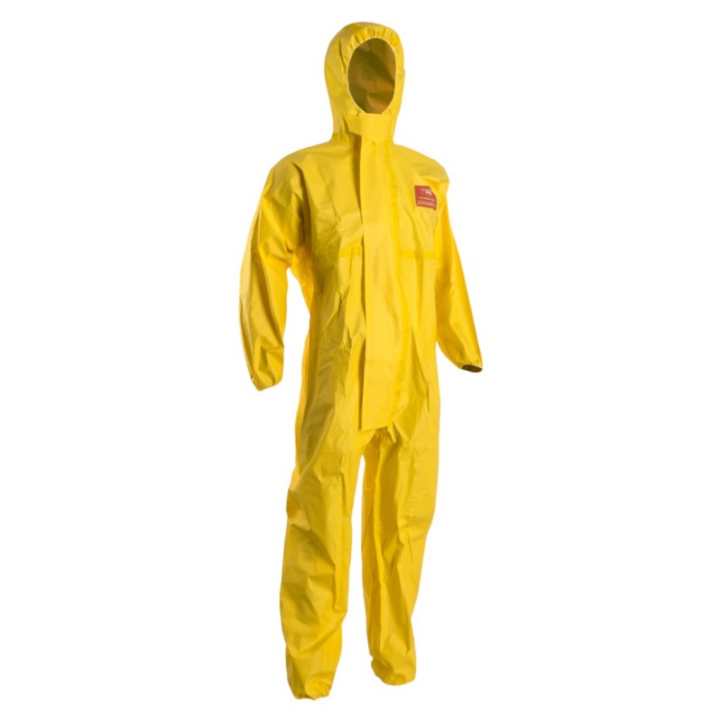 Coverguard - Combinaison multicouches COVERCHEM 3X60, 90g/m2, Type 3/4/5/6, EN14126, jaune (CARTON - 25) - 3X60 COVERALL