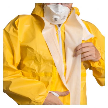 Coverguard - Combinaison multicouches COVERCHEM 3X60, 90g/m2, Type 3/4/5/6, EN14126, jaune (CARTON - 25) - 3X60 COVERALL