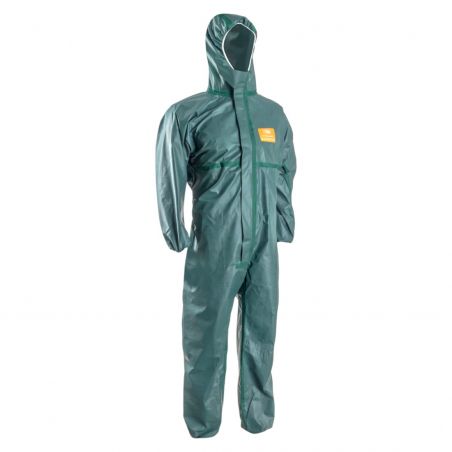 Coverguard - Combinaison Microporeux 65g2 Type 4/5/6 EN14126 verte (4M42 COVERALL)