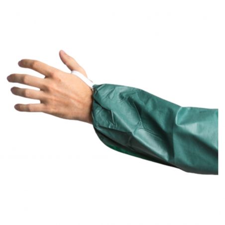 Coverguard - Combinaison Microporeux 65g2 Type 4/5/6 EN14126 verte (4M42 COVERALL)