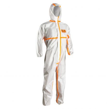 Coverguard - Combinaison Microporeux 4M40 COVERALL (65g2Type 4/5/6, EN14126 blanche)