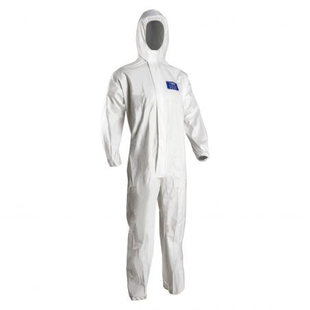 Coverguard - Combinaison Microporeux blanche 5M30 COVERALL (65g/m2 avec capuche, Type 5&6, EN14126)