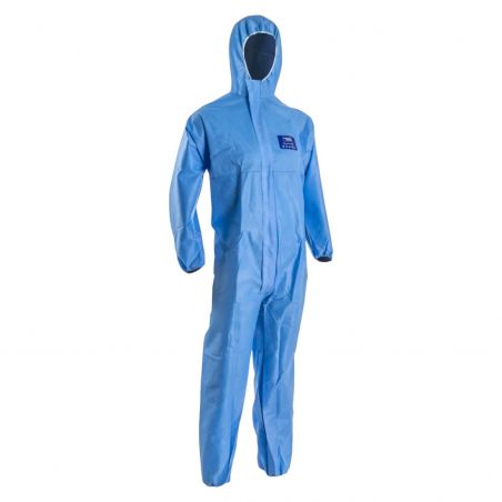 Coverguard - Combinaison SMS COVERPRO 5S11, 50g/m2 Type 5&6 avec capuche, bleue (Conditionnement 5S11 COVERALL)