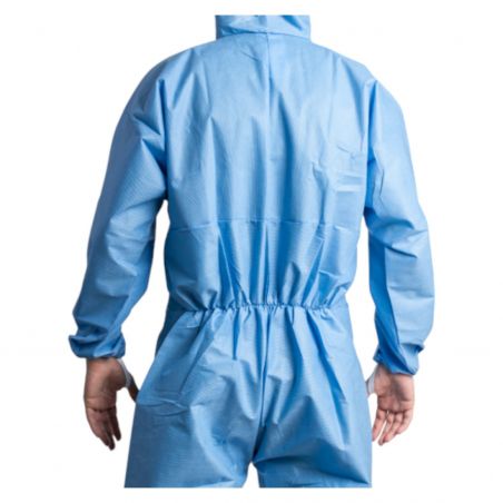 Coverguard - Combinaison SMS COVERPRO 5S11, 50g/m2 Type 5&6 avec capuche, bleue (Conditionnement 5S11 COVERALL)