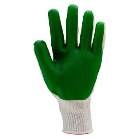 Coverguard - Gants blanc latex vulcanisé vert EUROSTRONG 3840 (Conditionnement)