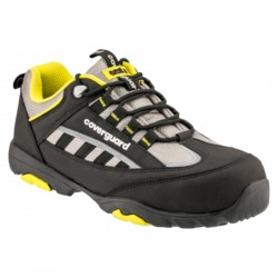 Coverguard - Chaussures de sécurité TEKTITE Basse Maille et PU Gris/Noir/Jaune (S1P)