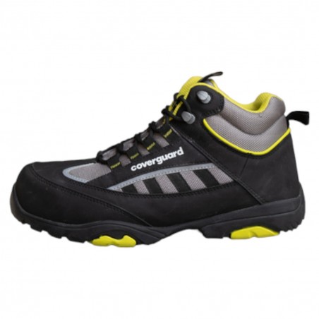 Coverguard - Chaussures de sécurité TEKTITE Basse Maille et PU Gris/Noir/Jaune (S1P)