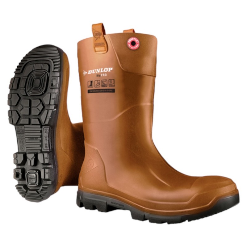 Coverguard - Bottes sécurité RIGAIR PRO PU Marron S5 (LJ2HR48) (RIGPRO)