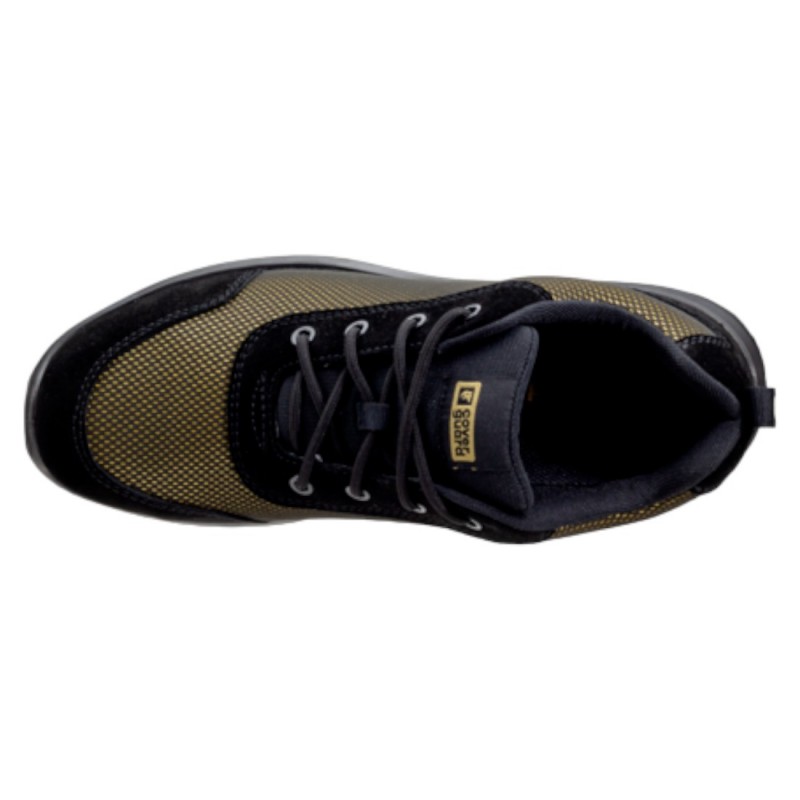 Coverguard - Chaussures de sécurité GOLD Basse Femme Maille Noire/Or S1P ESD (Conditionnement)