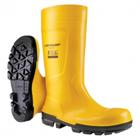 Coverguard - Dunlop bottes sécurité Work-it S5 PVC jaune (Conditionnement WORK IT)