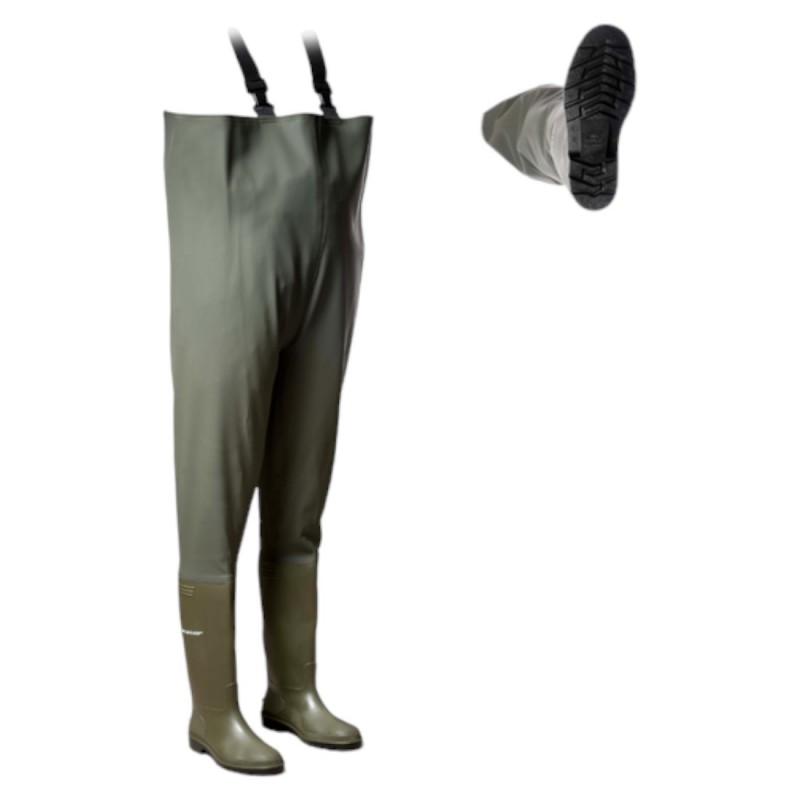 Coverguard - Waders vert PVC sans sécu CHEST NEPTUNO (388VP) (sur commande, délai de livraison plus long)