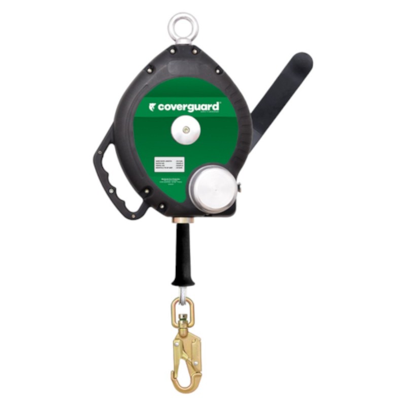 Coverguard - Antichute à rappel automatique 20 m câble avec treuil de sauvetage LEVANTO (Conditionnement)