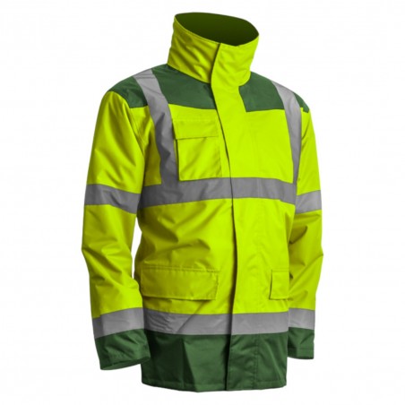 Coverguard - Parka 4/1 Jaune HV/Vert KANATA (Conditionnement)
